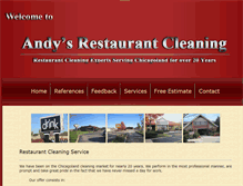 Tablet Screenshot of andysrestaurantcleaning.com